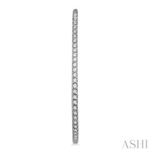 Load image into Gallery viewer, Diamond Hoop Earrings