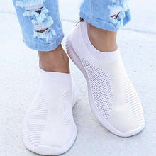 Load image into Gallery viewer, https://ae01.alicdn.com/kf/HTB1CgXxd2WG3KVjSZFPq6xaiXXaP/Women-Shoes-Knitting-Sock-Sneakers-Women-Spring-Summer-Slip-On-Flat-Shoes-Women-Plus-Size-Loafers.jpg_Q60.jpg