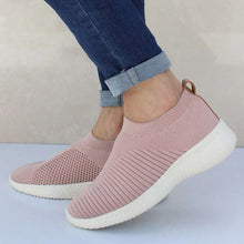 Load image into Gallery viewer, https://ae01.alicdn.com/kf/HTB1MHKvbozrK1RjSspmq6AOdFXax/Women-Shoes-Knitting-Sock-Sneakers-Women-Spring-Summer-Slip-On-Flat-Shoes-Women-Plus-Size-Loafers.jpg_Q60.jpg
