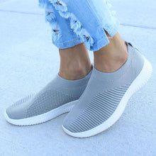 Load image into Gallery viewer, https://ae01.alicdn.com/kf/HTB1uyKpboLrK1Rjy1zbq6AenFXaF/Women-Shoes-Knitting-Sock-Sneakers-Women-Spring-Summer-Slip-On-Flat-Shoes-Women-Plus-Size-Loafers.jpg_Q60.jpg