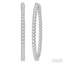 Load image into Gallery viewer, Diamond Hoop Earrings
