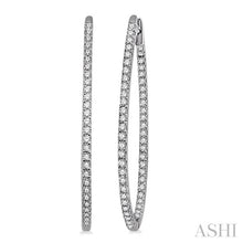 Load image into Gallery viewer, Diamond Hoop Earrings
