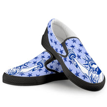 Load image into Gallery viewer, Statue of Liberty Black Slip On Shoes
