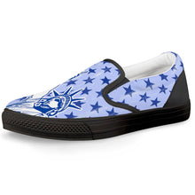 Load image into Gallery viewer, Statue of Liberty Black Slip On Shoes
