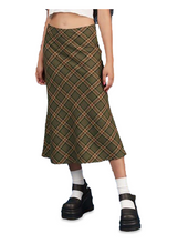 Load image into Gallery viewer, ALLNeon e-girl a cuadros de alta cintura faldas de sirena mujeres Streetwear faldas largas de algodón Chic Vintage Y2K Style Ladies Bottoms verano
